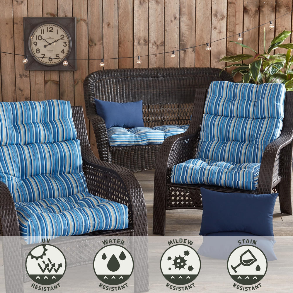 Greendale Home Fashions diagrama de dimensiones para medir y comparar el tamaño del cojín