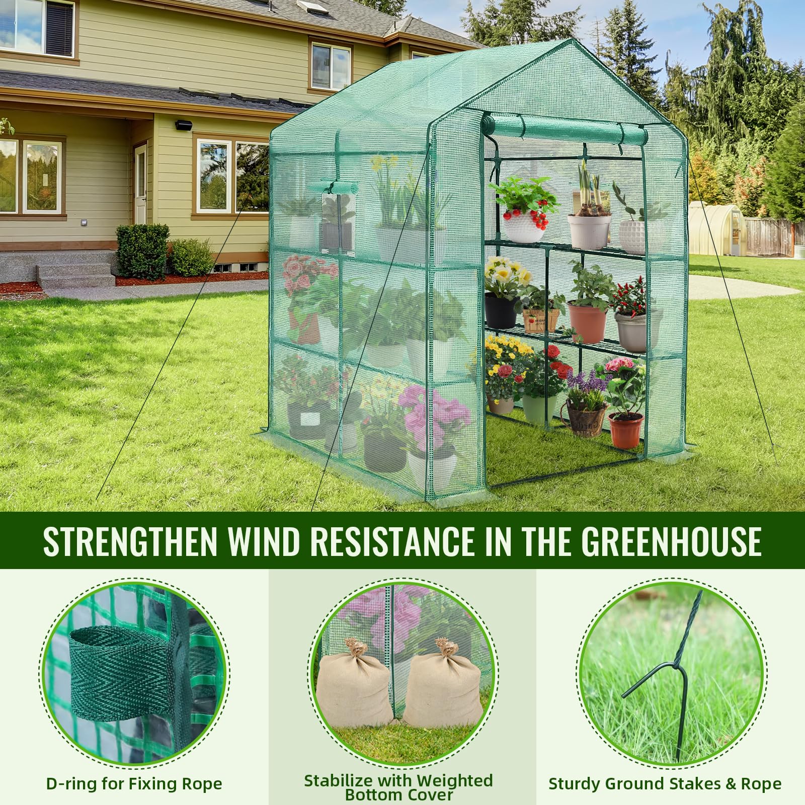 Greengro ventana mosquitera que evita plagas y mejora ventilación