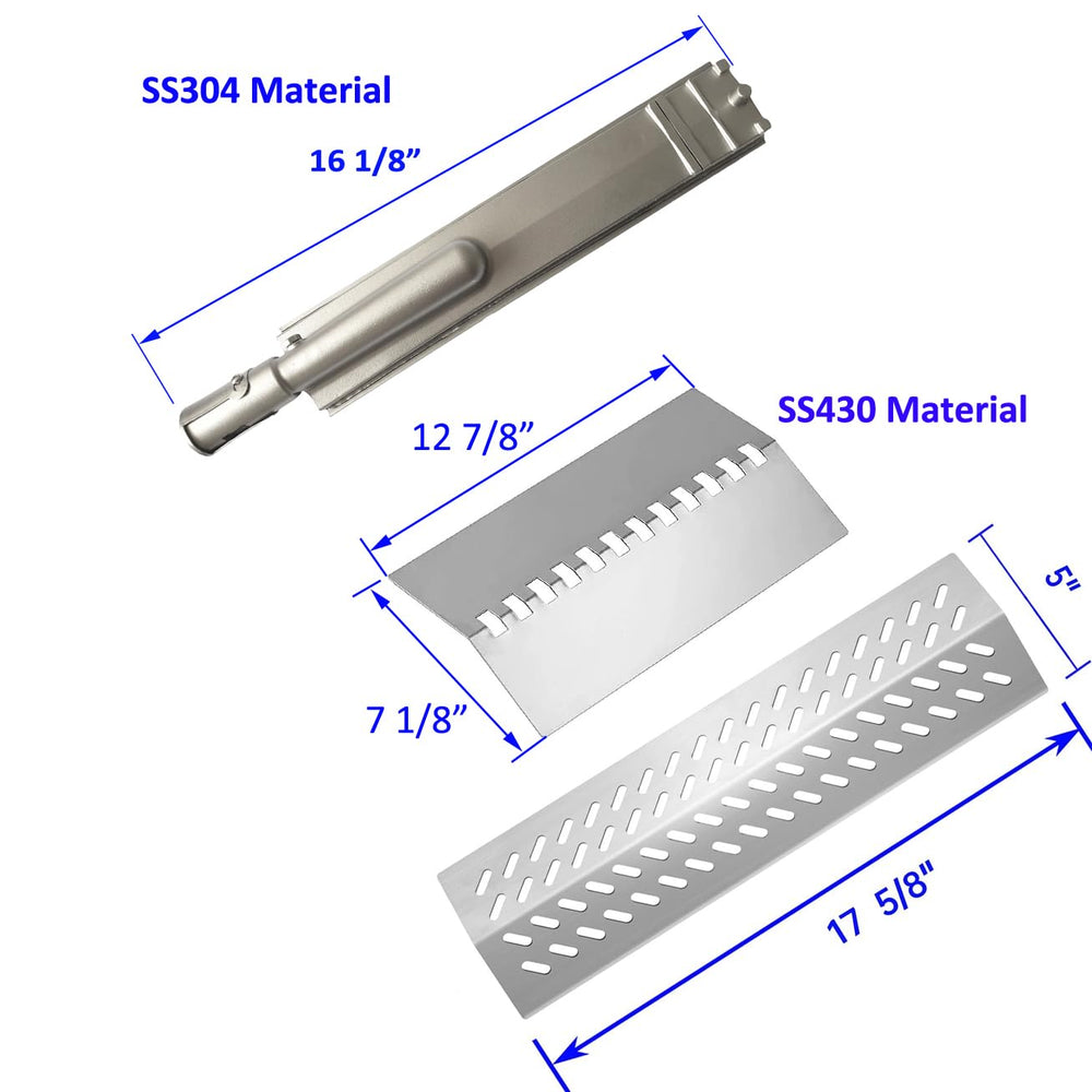 GRILLJOB quemador 16516 primer plano mostrando durabilidad y ajuste