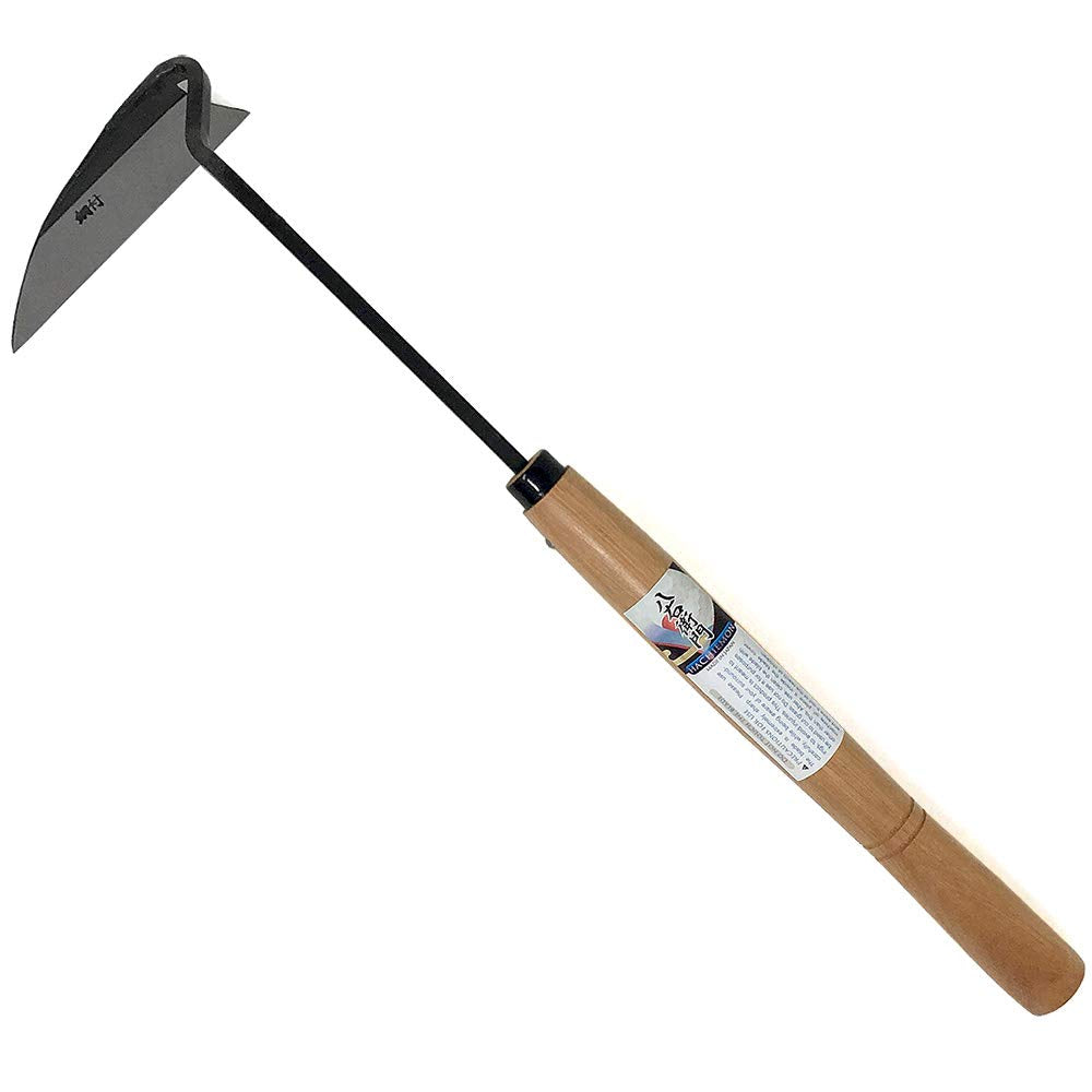 HACHIEMON nejiri-gama frente mostrando ergonomía y filo duradero