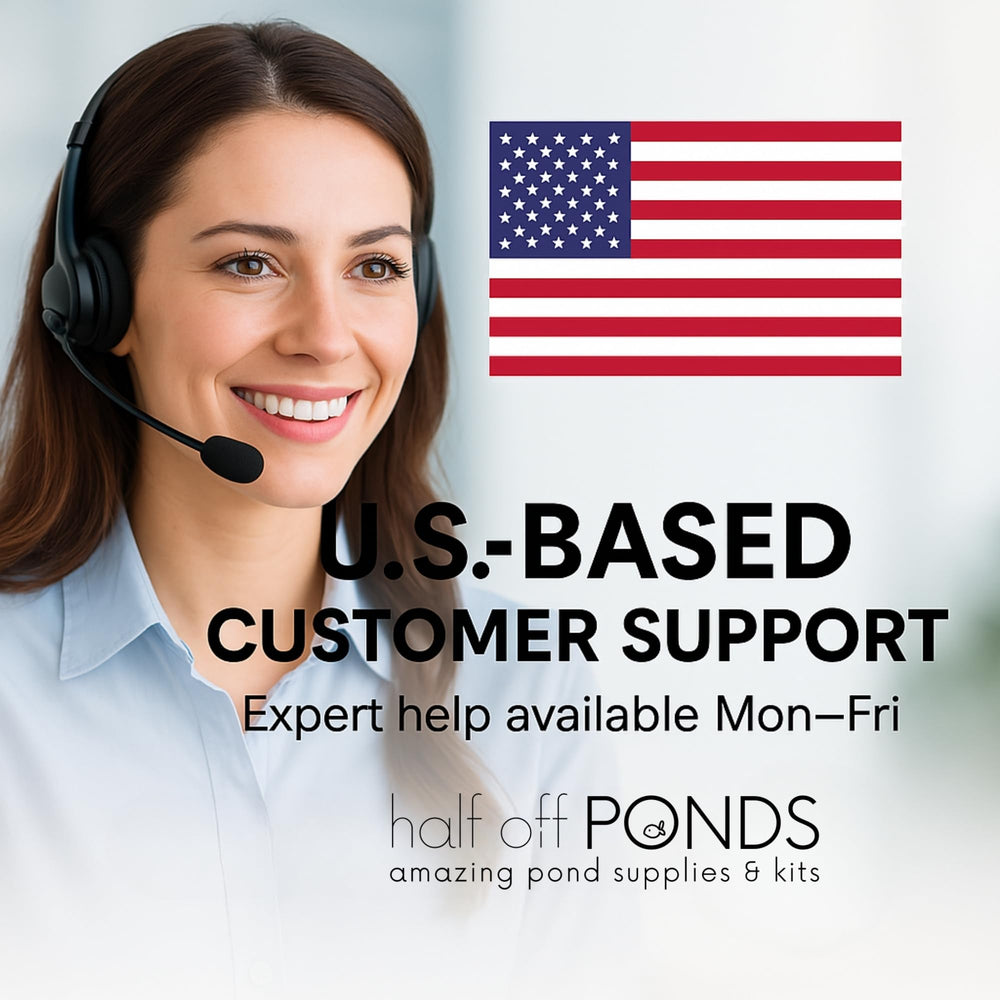 HALF OFF PONDS comparativa de tamaño con regla facilita planificación
