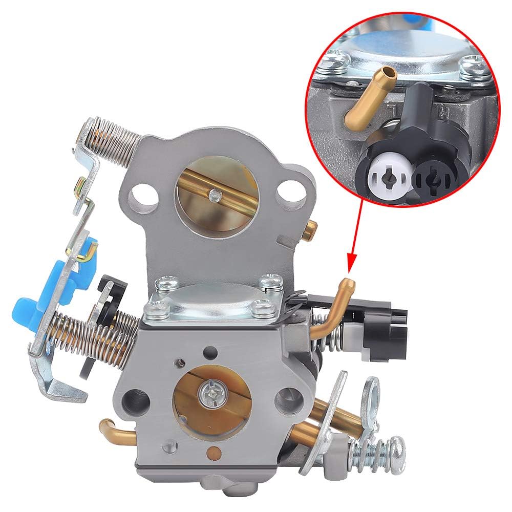 Harbot primer plano del cuerpo del carburador con precisión de montaje