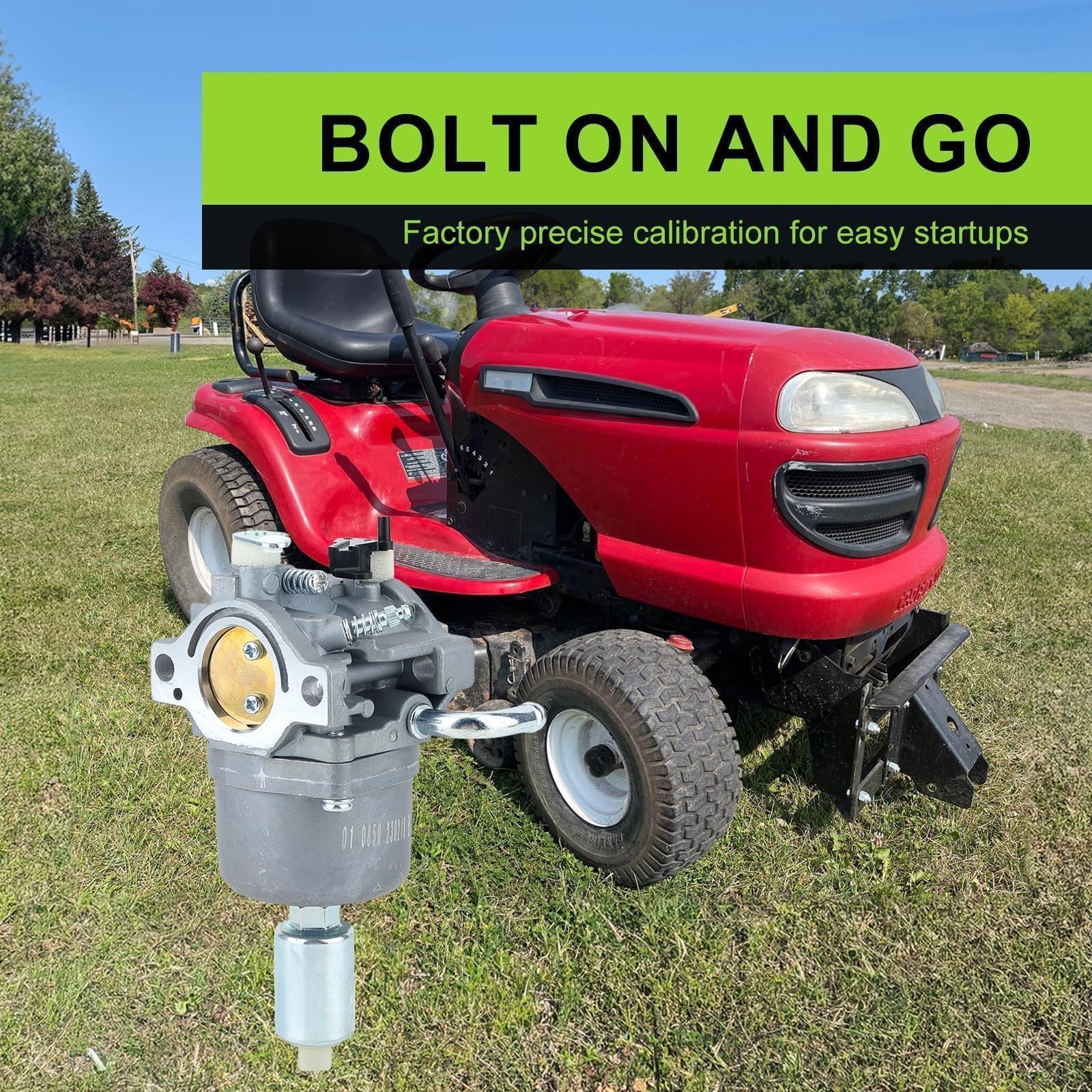 Harbot instalado en motor Briggs, compatibilidad y ajuste directo