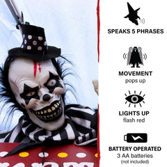 Haunted Hill Farm brazos articulados para ajustar postura y aumentar sustos