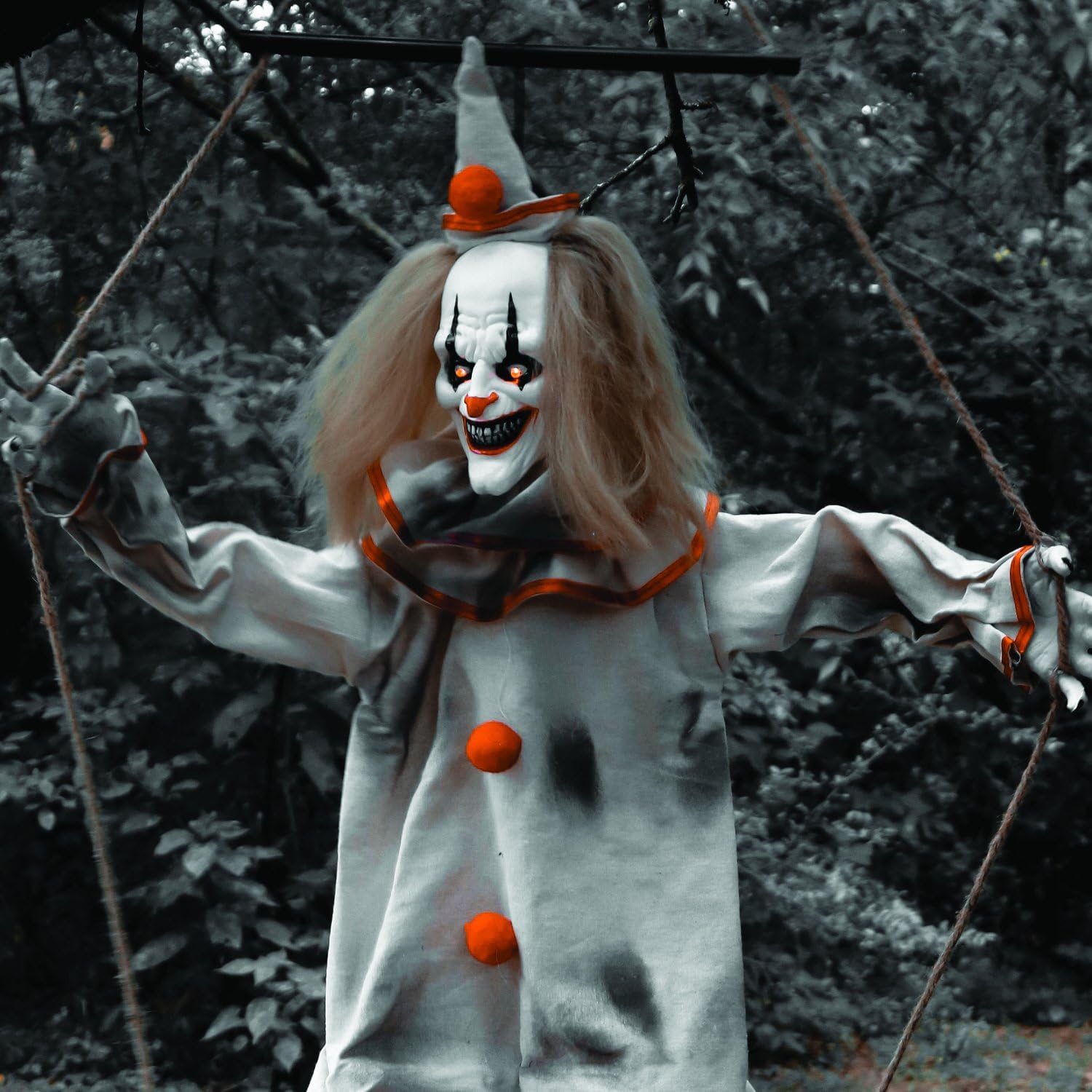 Haunted Hill Farm punto de montaje y cómo colgar el animatrónico con seguridad