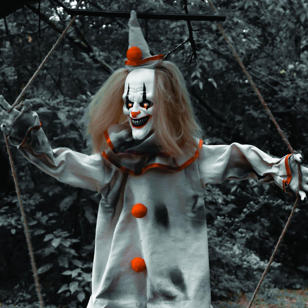 Haunted Hill Farm punto de montaje y cómo colgar el animatrónico con seguridad
