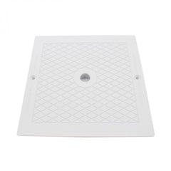 Hayward tapa cuadrada frontal mostrando ajuste preciso y durabilidad