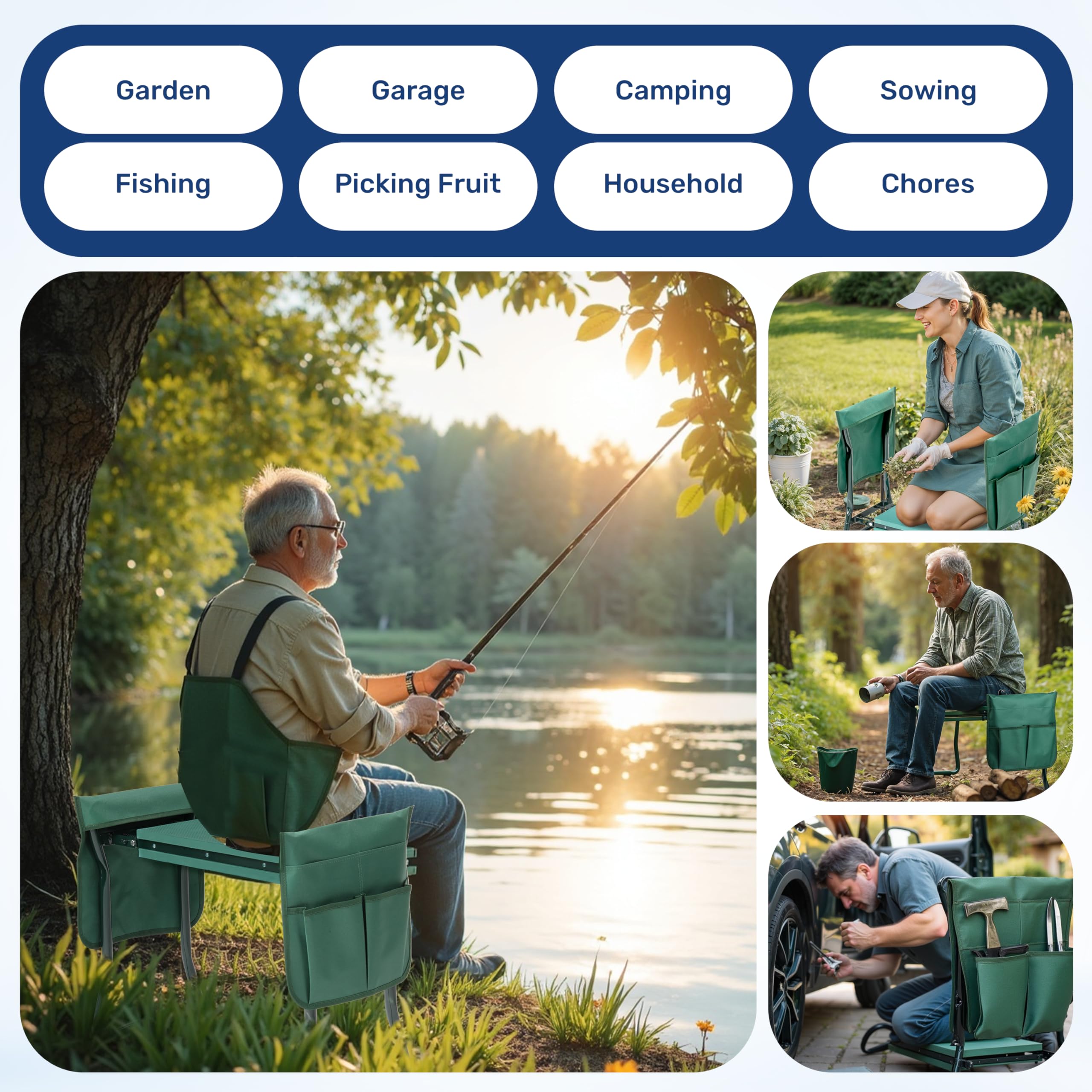HealSmart en ambiente exterior como camping mostrando versatilidad y confort
