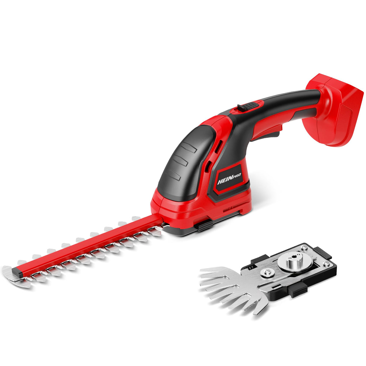 HEINPRO cortasetos frontal mostrando diseño compacto y fácil agarre