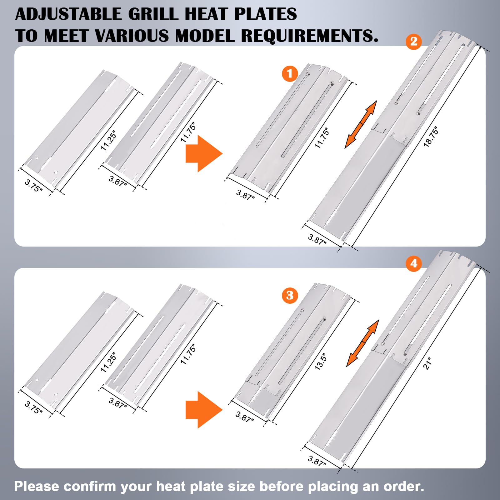 Hiorucet placas en uso sobre quemadores, reduce llamas y flare-ups