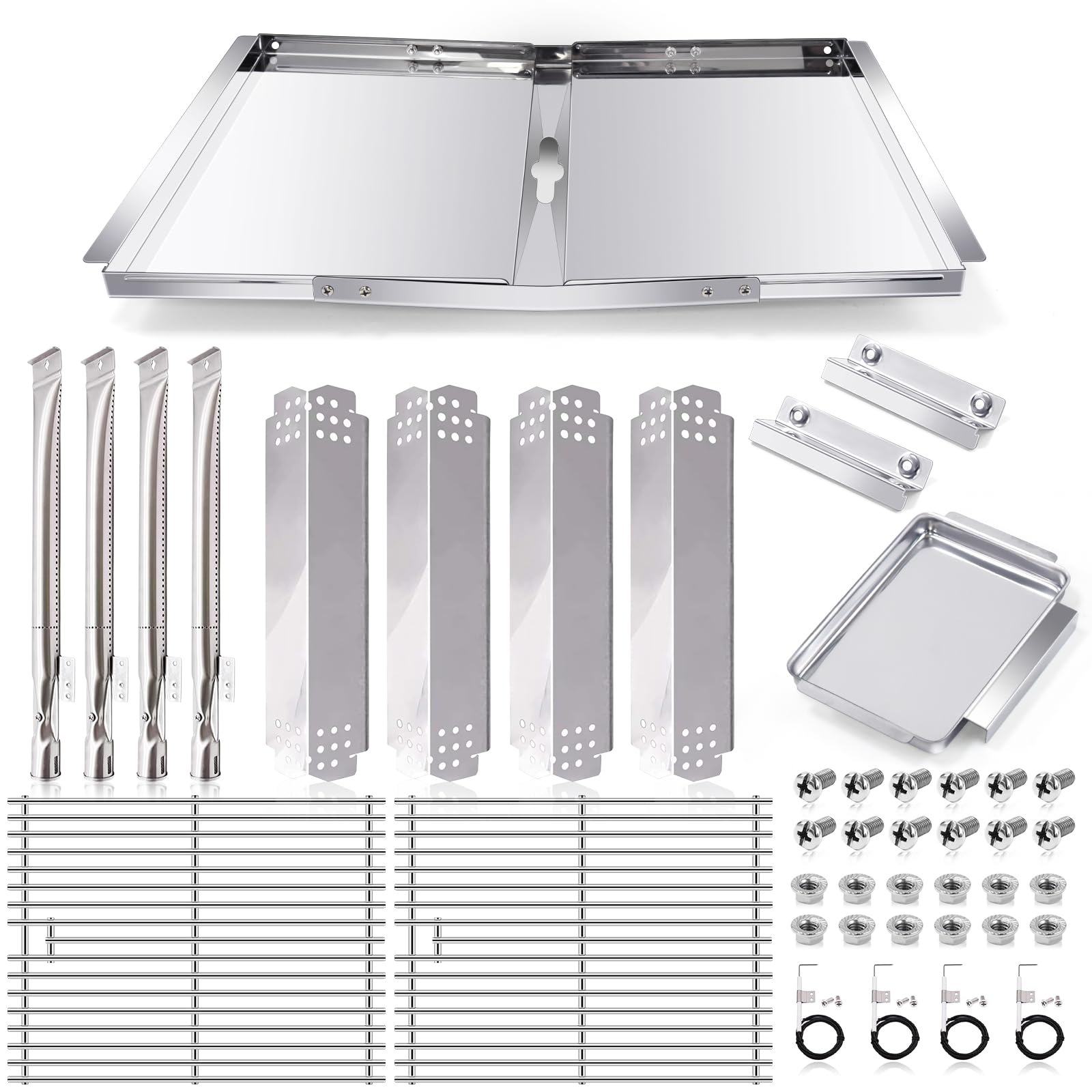 Hiorucet kit completo frontal restaurar parrilla con piezas inox