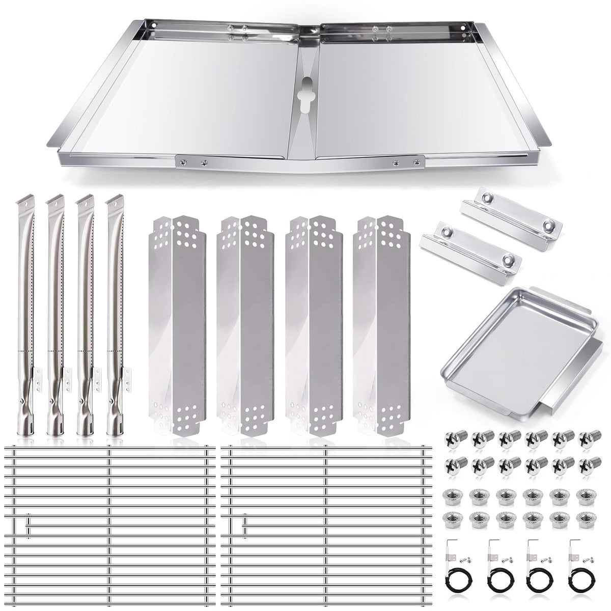 Hiorucet kit completo frontal restaurar parrilla con piezas inox