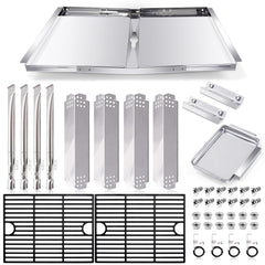 Hiorucet parrilla frontal Nexgrill mostrando encaje preciso y mejor cocción