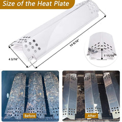 Hiorucet tubo de quemador en acero inoxidable, distribución uniforme de calor