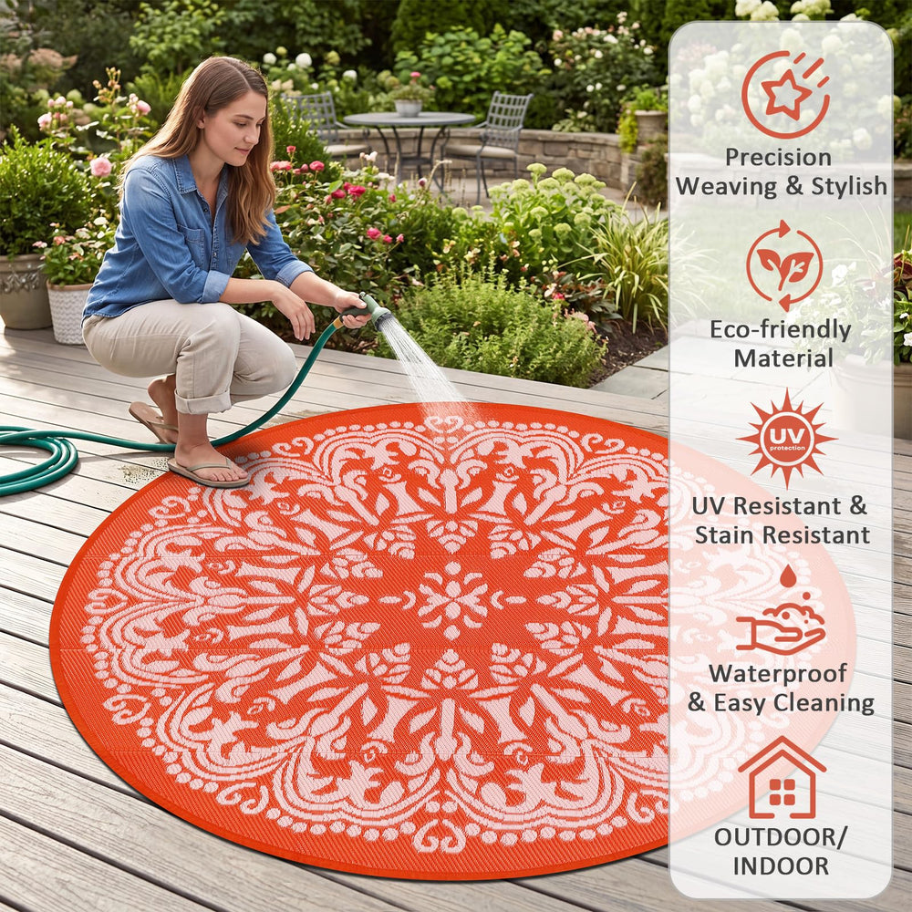 Homcomoda reversible mostrando ambos lados para más opciones decorativas