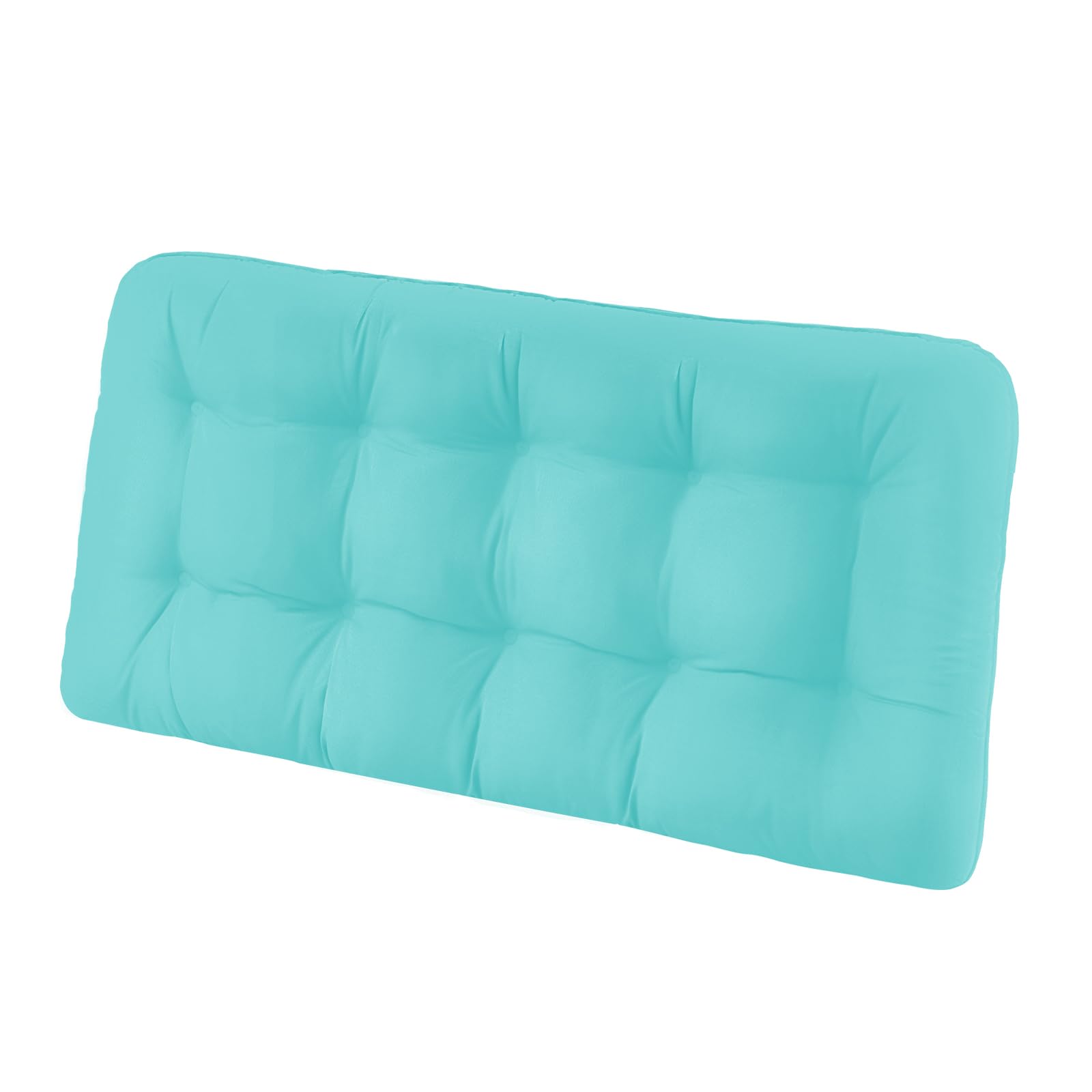 HOMELYSIAN cojín frontal teal mostrando ajuste perfecto y confort