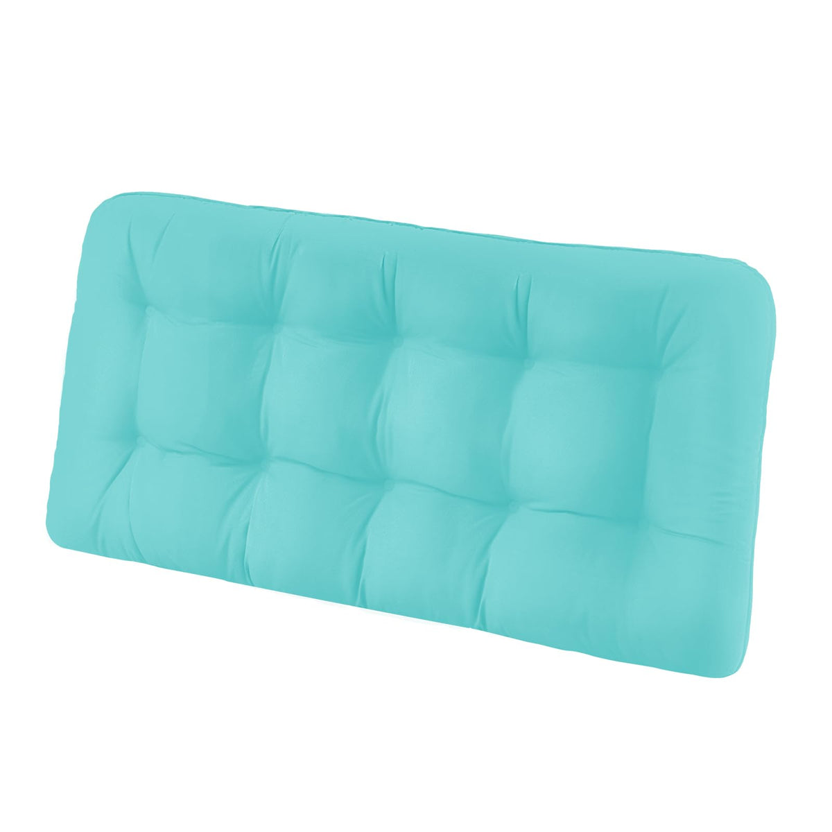 HOMELYSIAN cojín frontal teal mostrando ajuste perfecto y confort