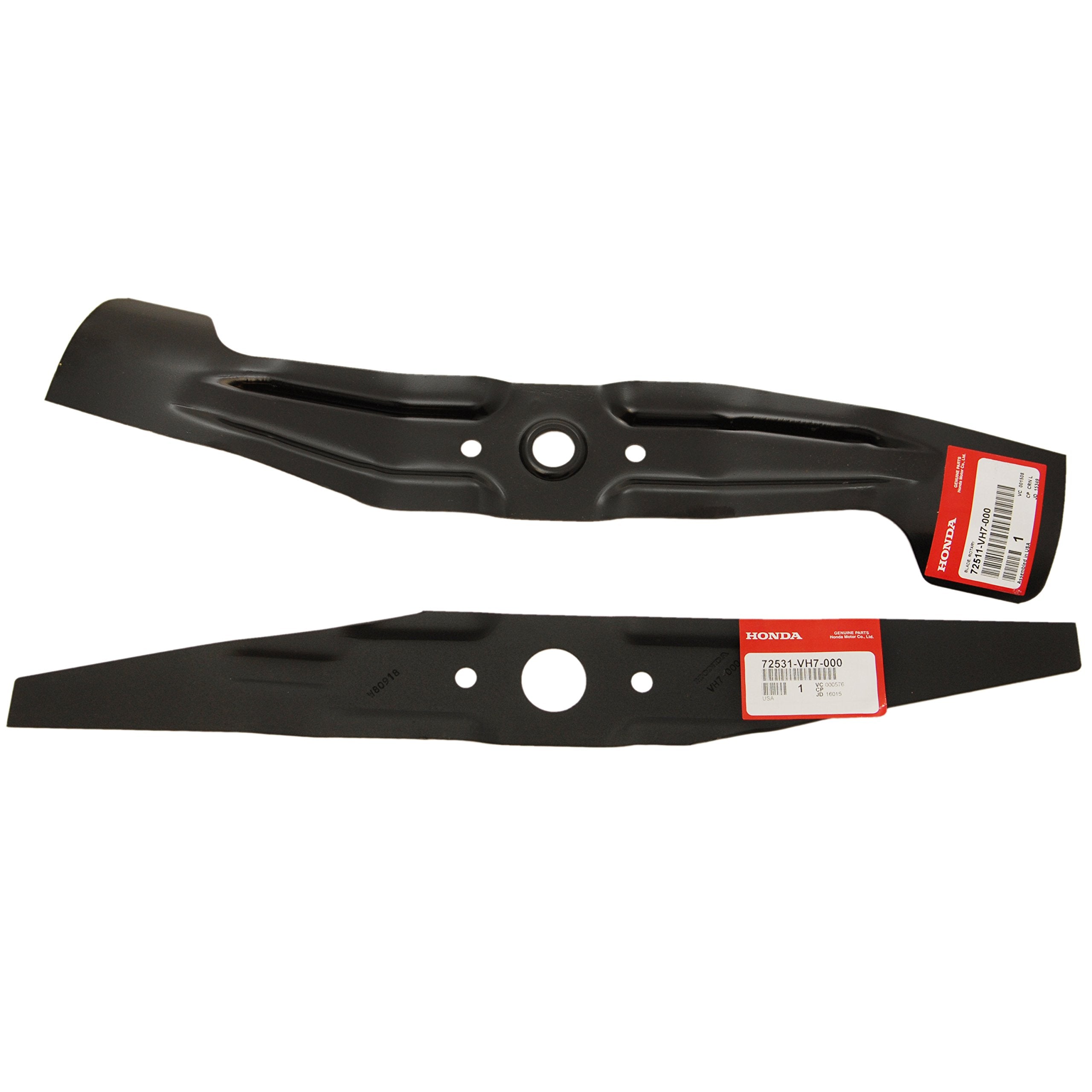 Honda juego de cuchillas mulching vista frontal y empaque original con ajuste OEM
