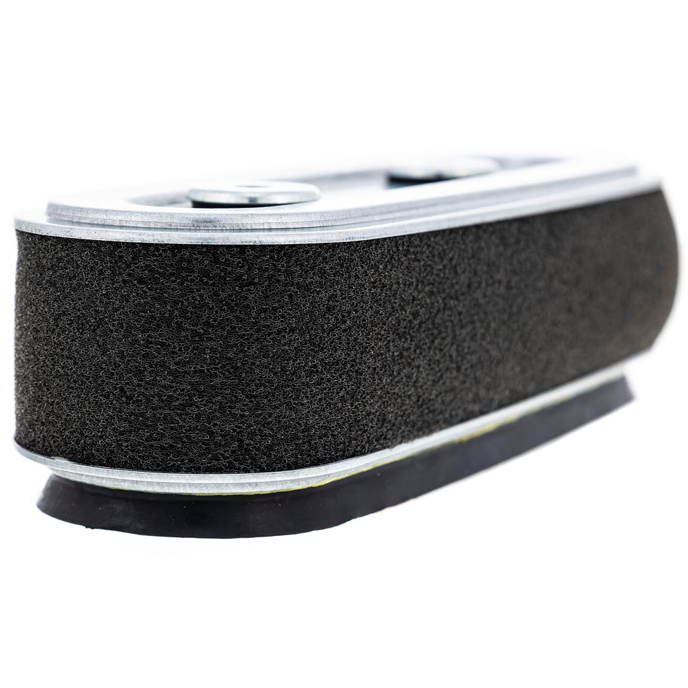 Honda filtro 17210-Z1V-003 junto a regla para comparar tamaño y ajuste