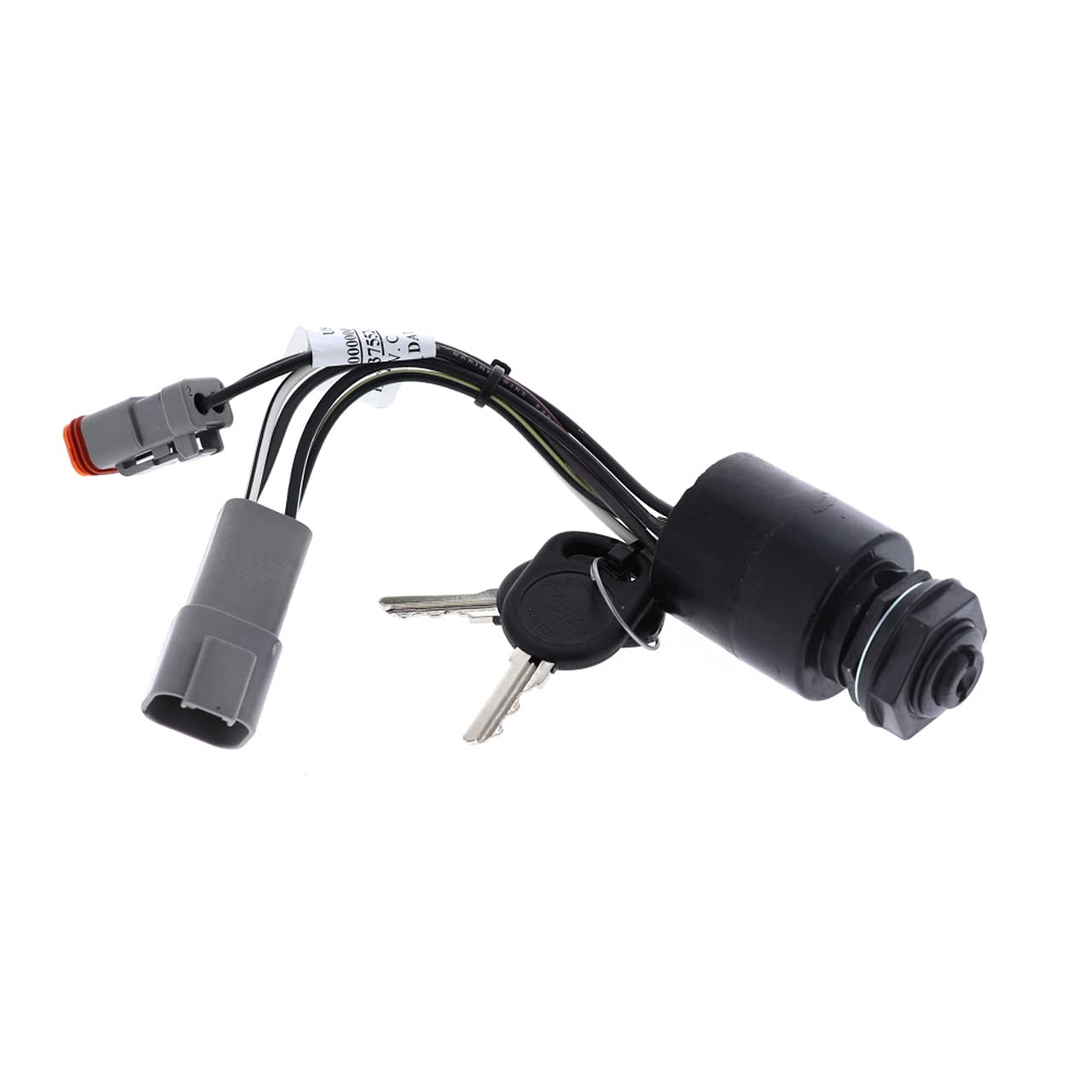 Honda interruptor de llave potted vista frontal mostrando conectores y montaje, fiabilidad OEM