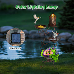 HONGLAND luz solar encendida creando ambiente nocturno acogedor