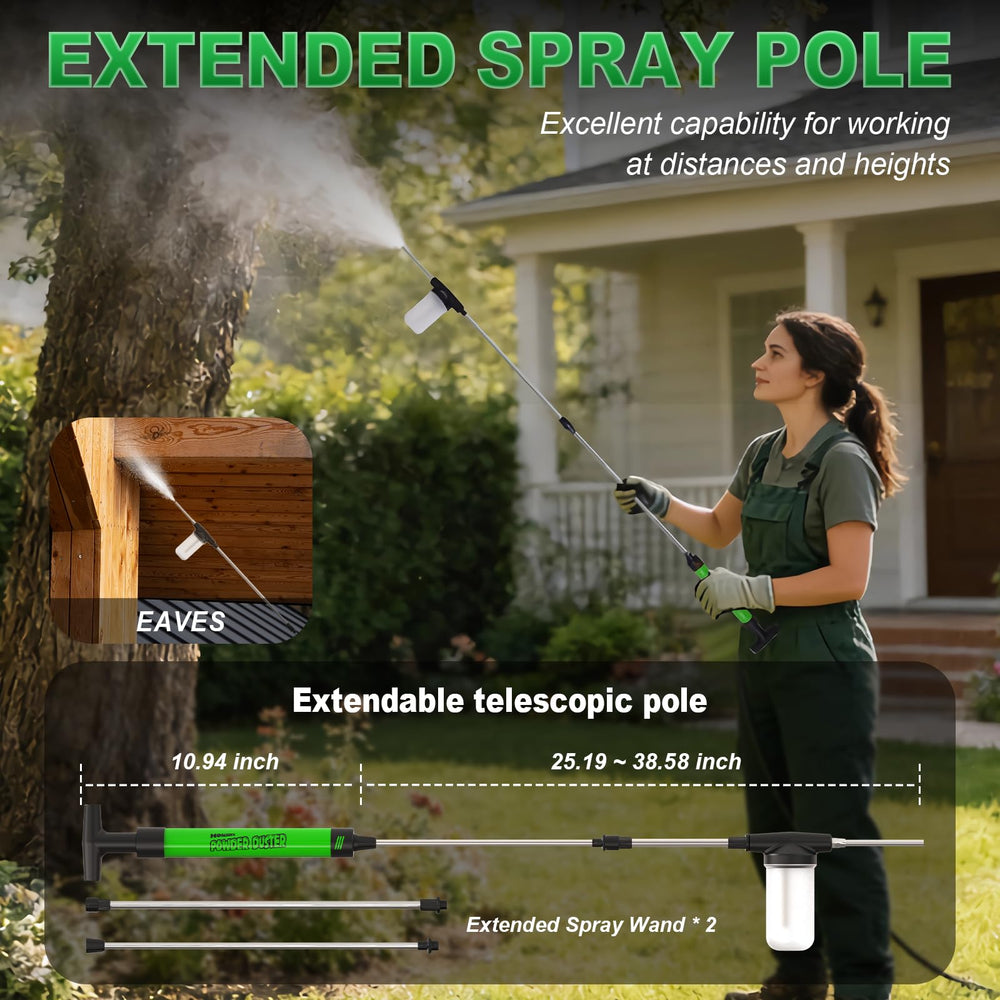 Honszex varilla extendida hasta 1.2 m para alcanzar zonas altas