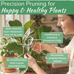 HOUSEPLANT RESOURCE CENTER primer plano del filo de acero inoxidable durable