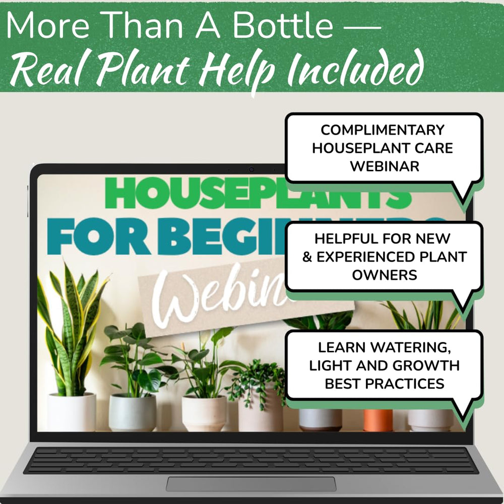 HOUSEPLANT RESOURCE CENTER paquete con webinar y e-book incluido para clientes