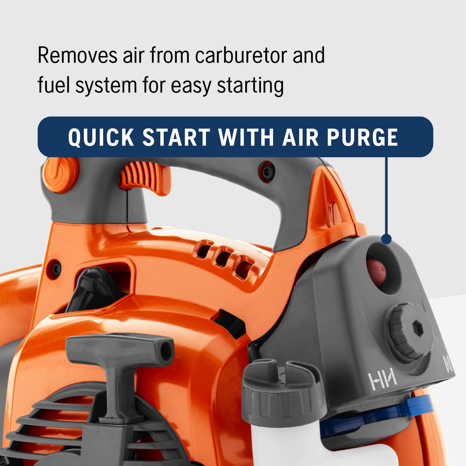 Husqvarna Vac-Kit montado mostrando la conversión a aspiradora y recolección