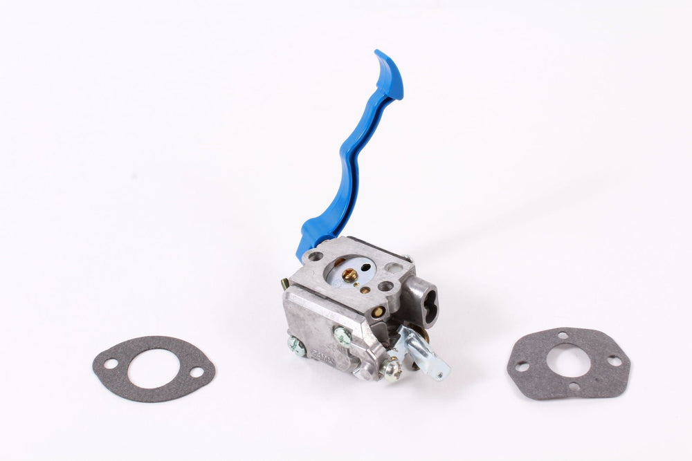 Carburador Husqvarna instalado en sopladora demostrando funcionamiento fiable