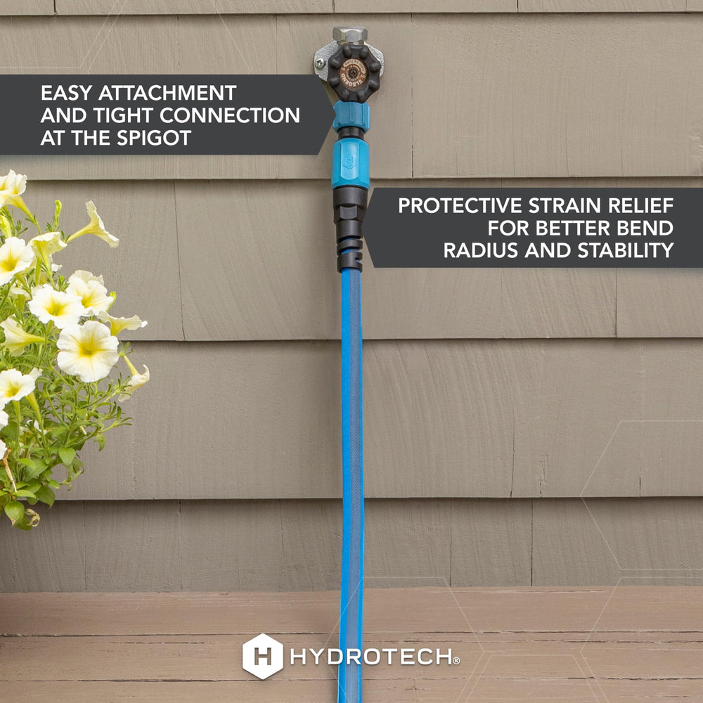 HydroTech comparación con manos para mostrar tamaño y portabilidad