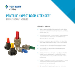 HYPRO primer plano del generador de patrón que restaura la uniformidad del chorro