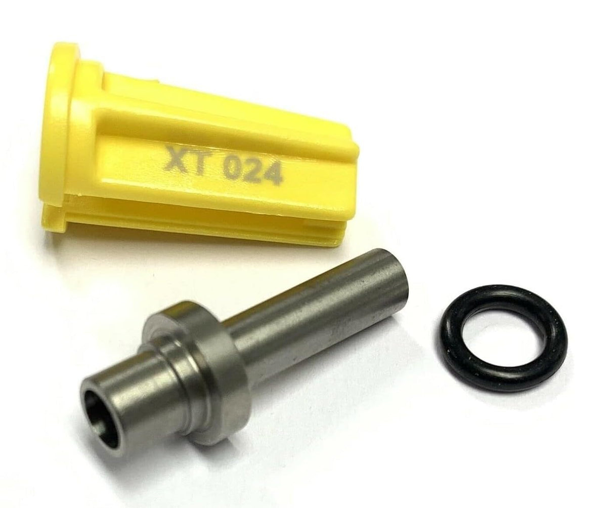 HYPRO vista frontal del kit XT024 mostrando piezas para mantenimiento y ajuste preciso