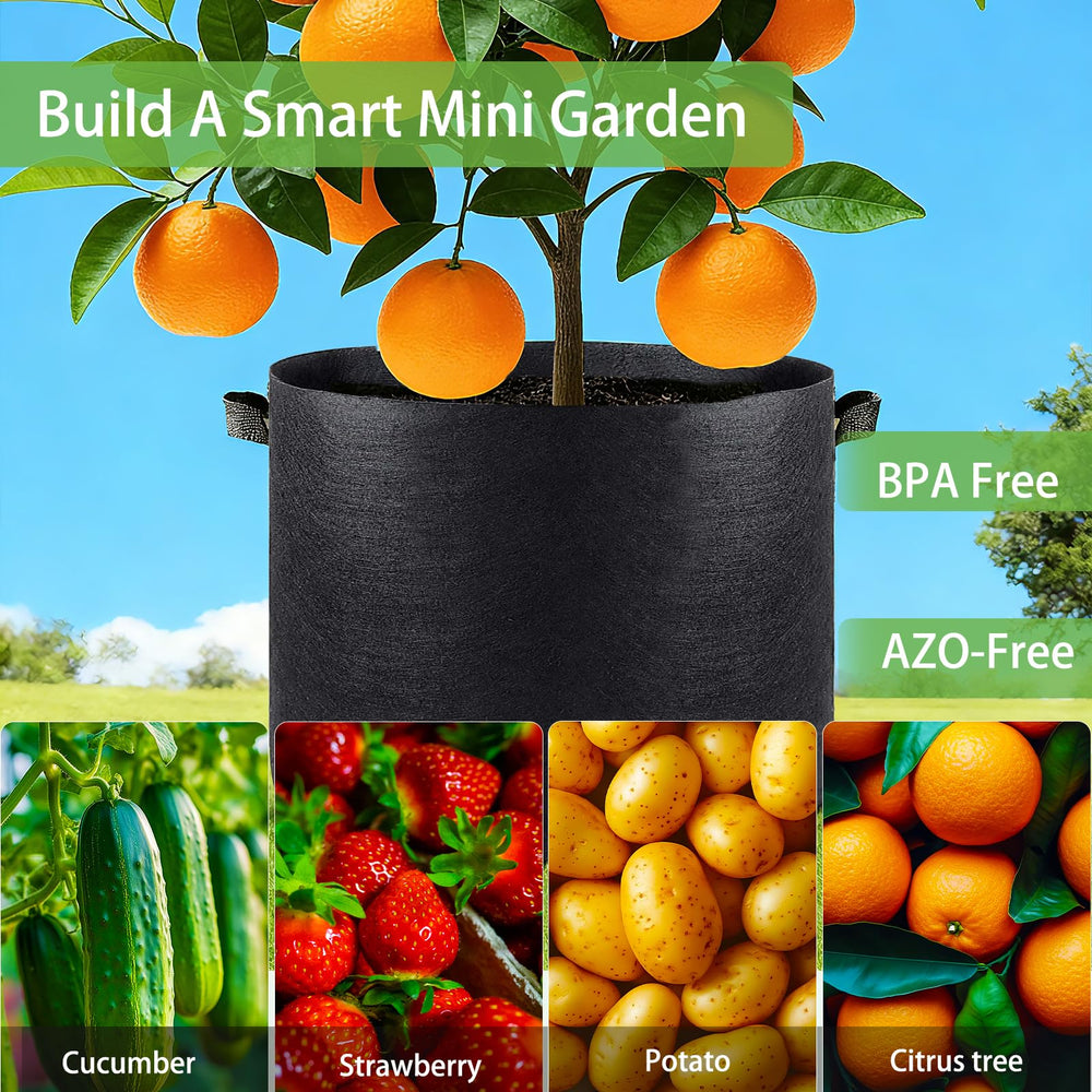 iGarden paquete de 5 bolsas apiladas para almacenamiento compacto