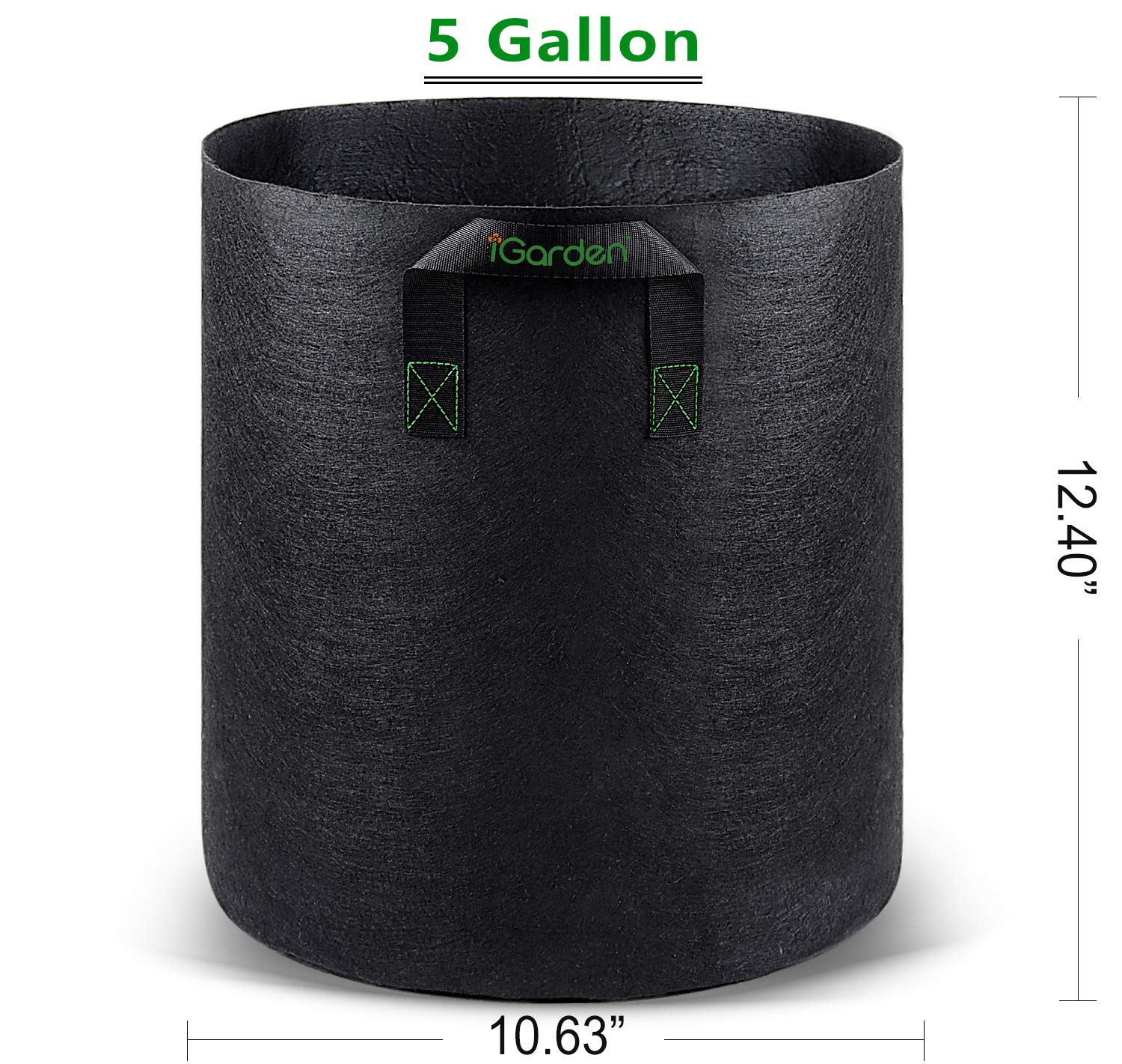 iGarden primer plano de la tela no tejida 280g, mayor aireación de raíces