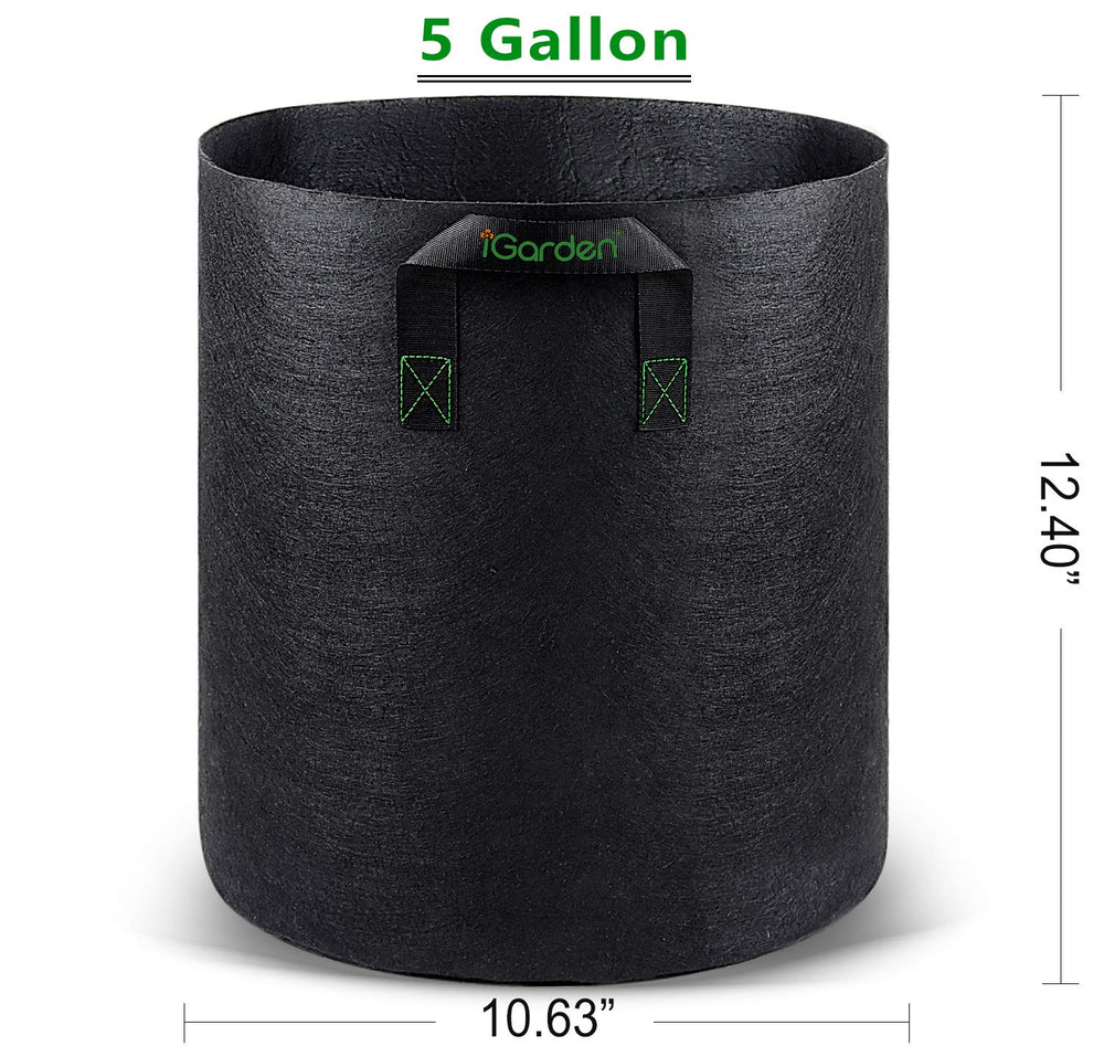 iGarden primer plano de la tela no tejida 280g, mayor aireación de raíces