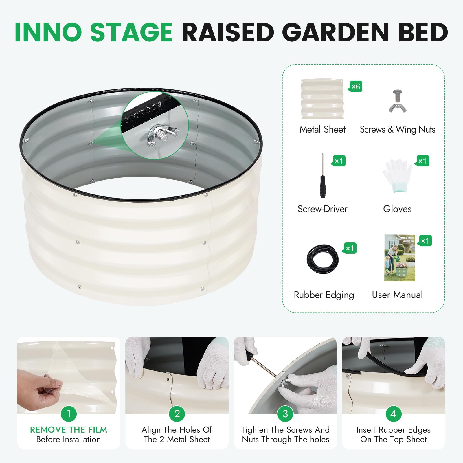 INNO STAGE comparación con una persona para mostrar escala real