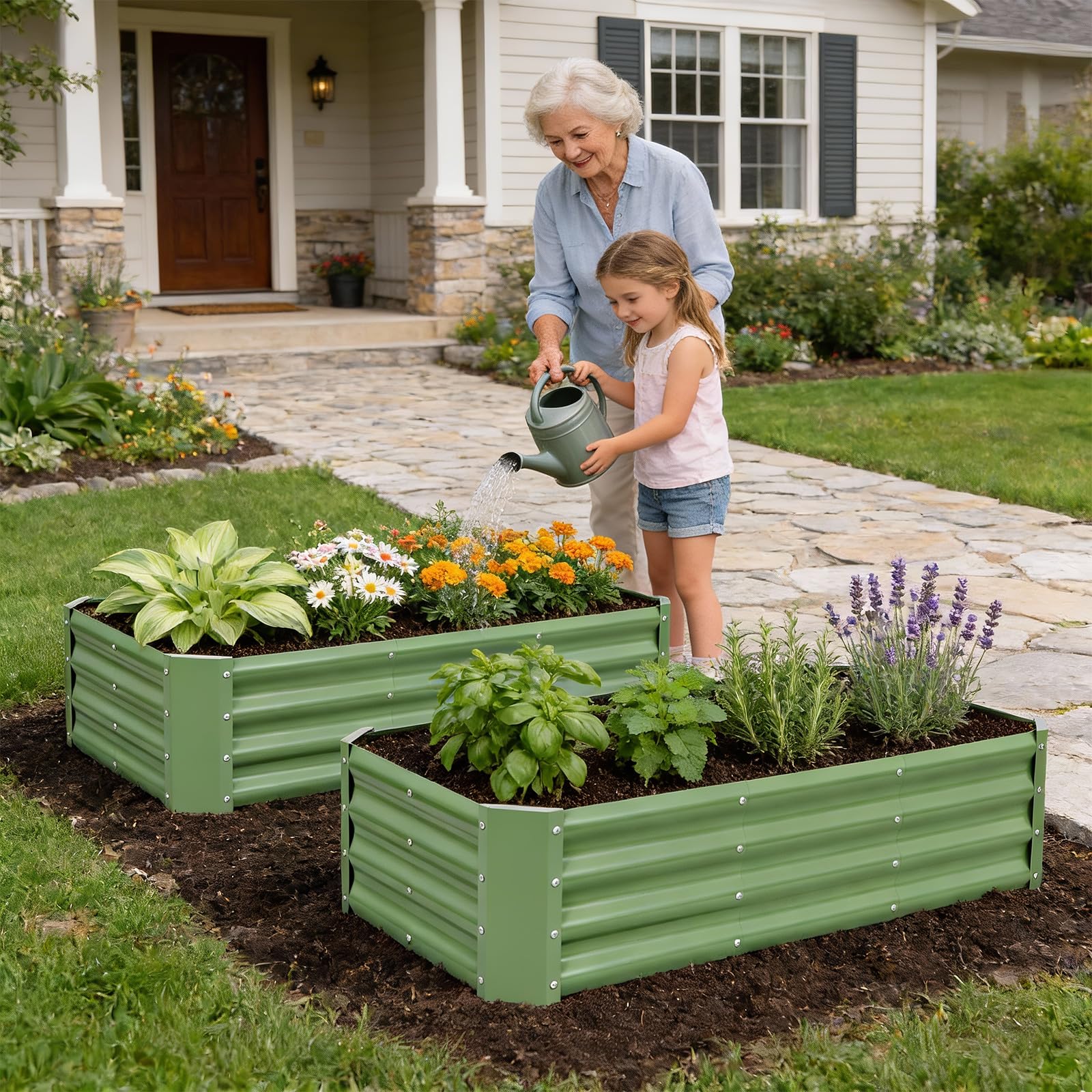 INNO STAGE ambiente de patio urbano con jardinera, solución estética