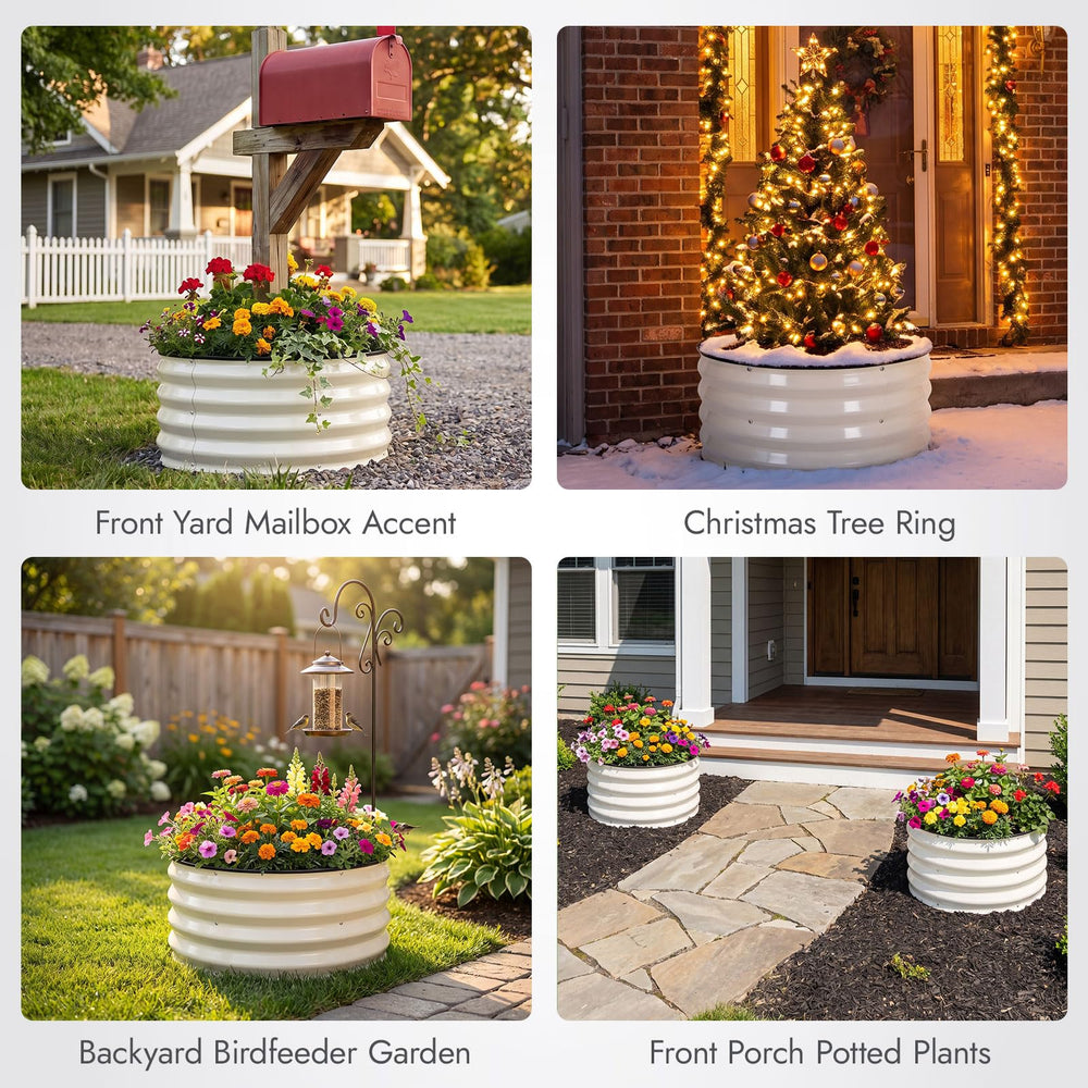 INNO STAGE jardineras plantadas con hierbas para uso funcional y decorativo