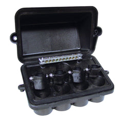 Intermatic PJB4175 detalle de tapa y tornillos que facilita acceso rápido y sellado seguro