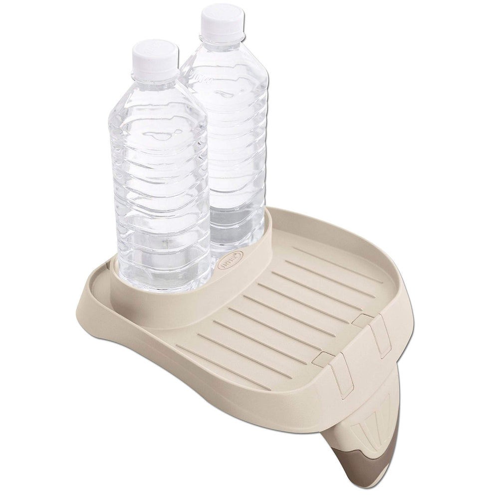 Intex portavasos frontal montado en spa para más comodidad