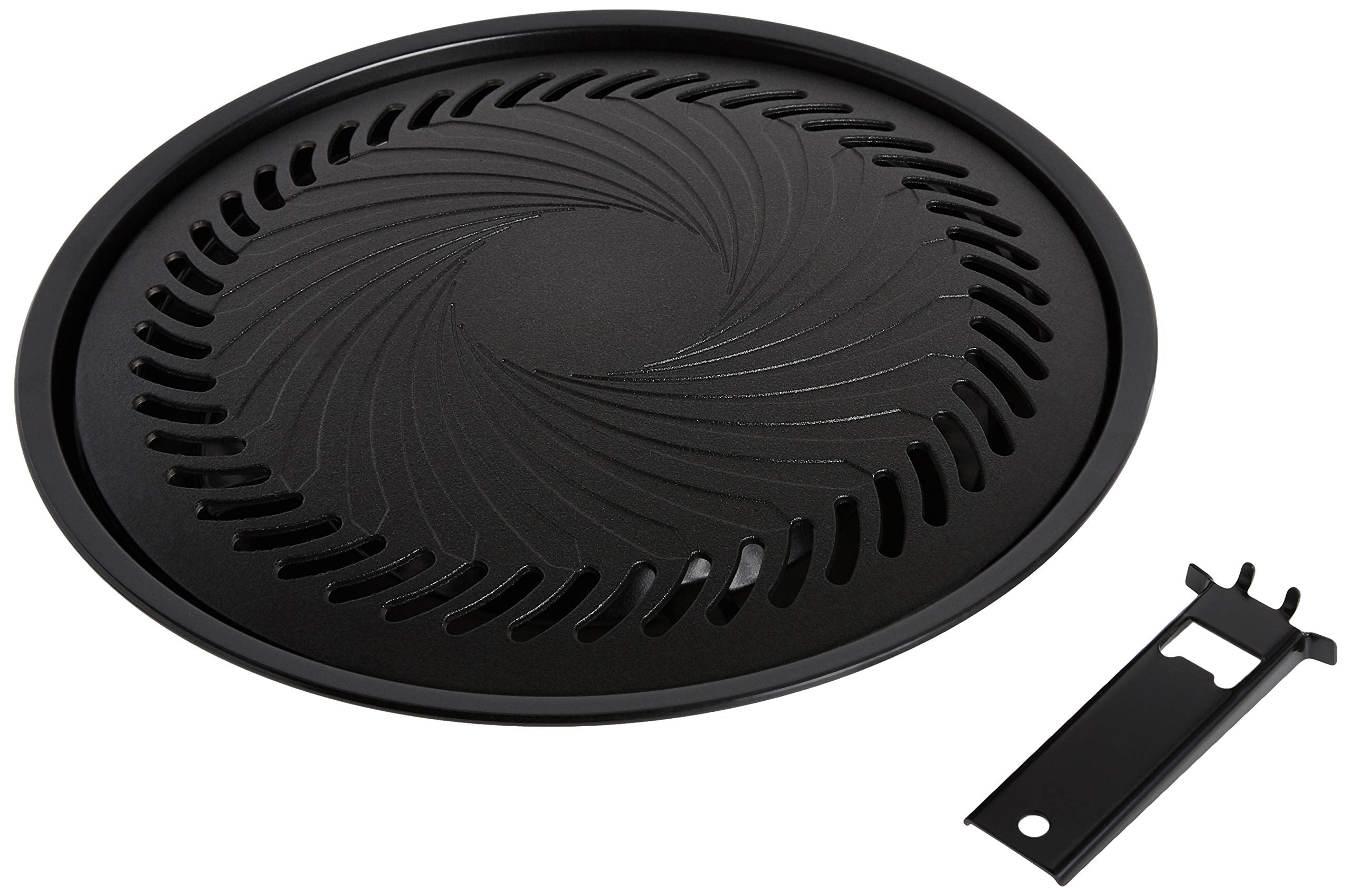 Iwatani plancha frontal mostrando diseño portátil y limpieza fácil