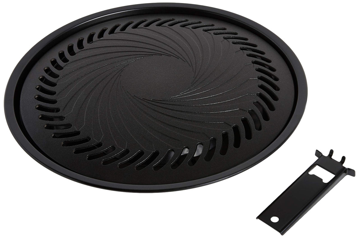 Iwatani plancha frontal mostrando diseño portátil y limpieza fácil