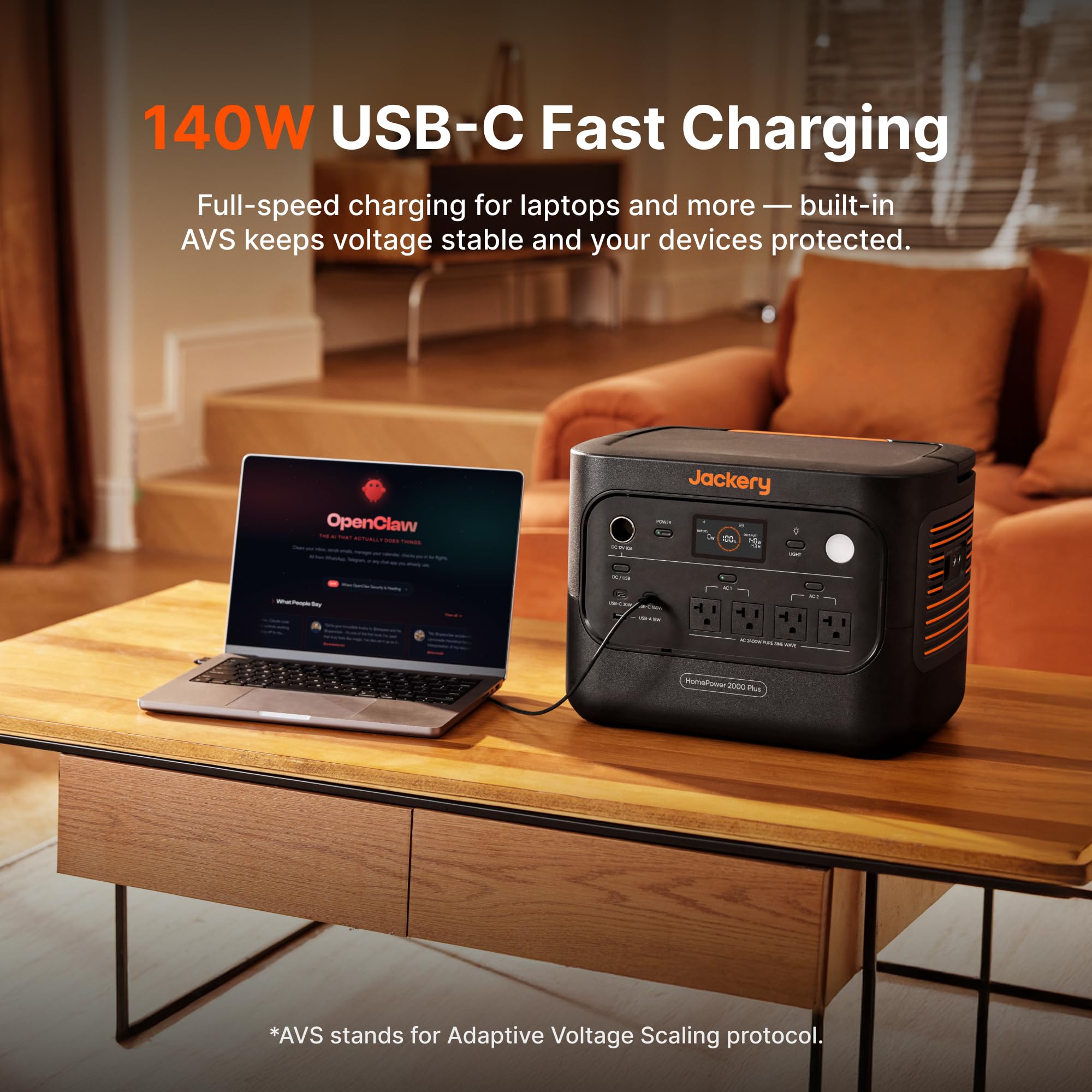 Jackery HomePower 2000 Plus v2 comparación de tamaño y portabilidad