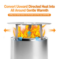 JCLMER difusor instalado en Solo Stove Bonfire optimiza calor