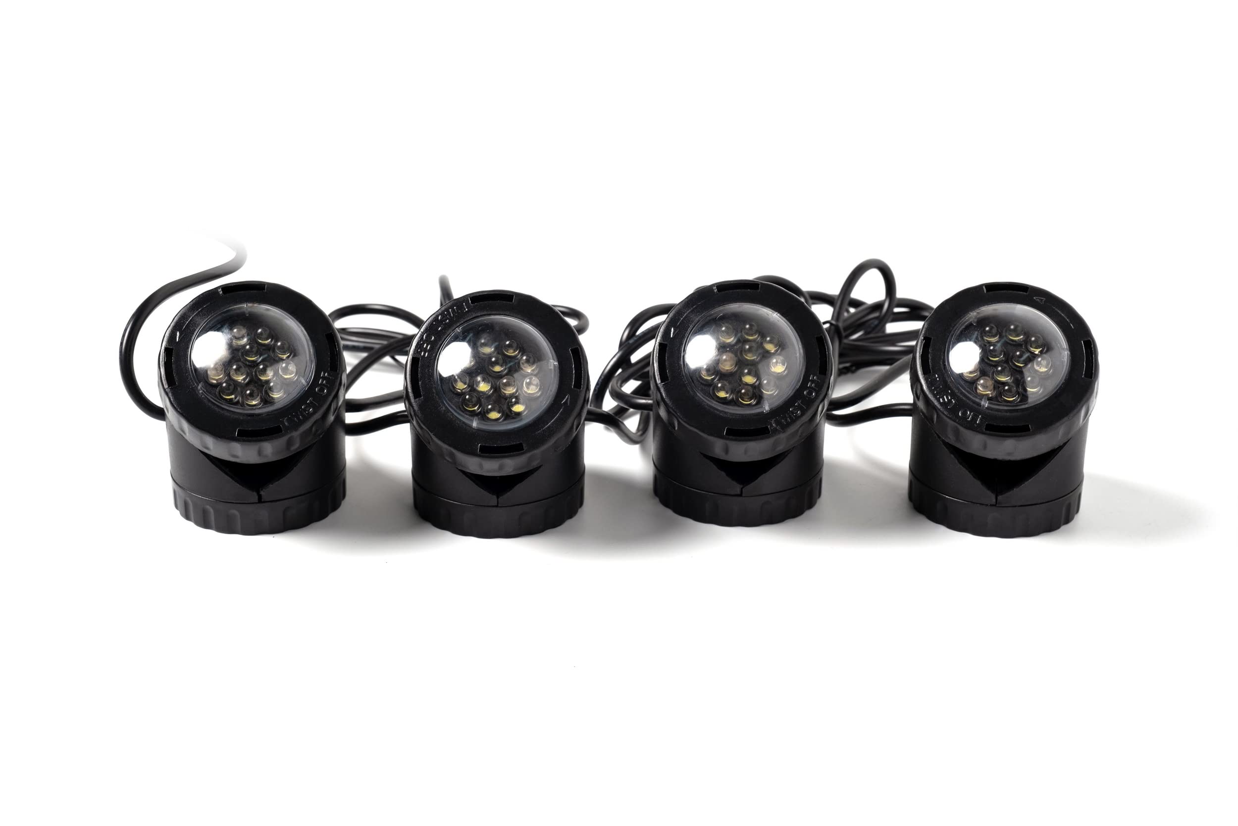 Jebao lente colorida en primer plano para crear ambientes vibrantes