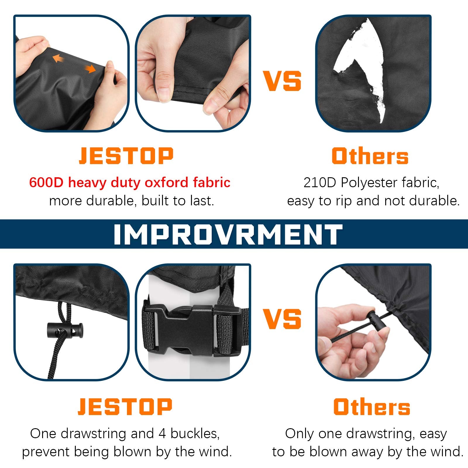 JESTOP bolsa con cremallera para guardar la funda ahorrando espacio