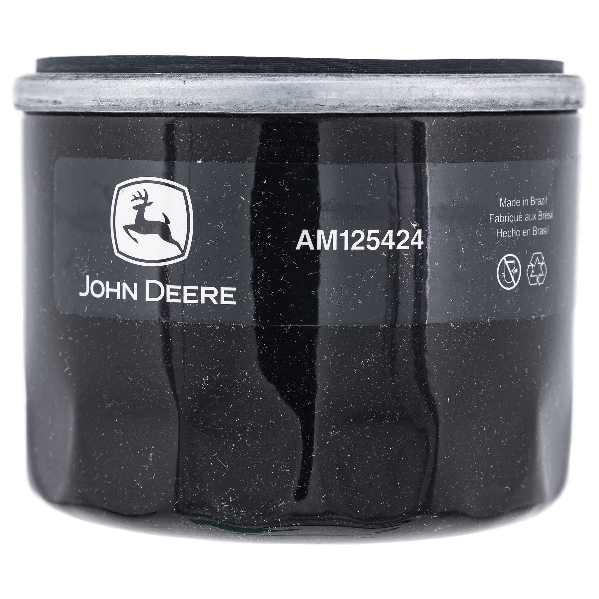 John Deere filtro de gasolina AM116304 en mano previene obstrucciones