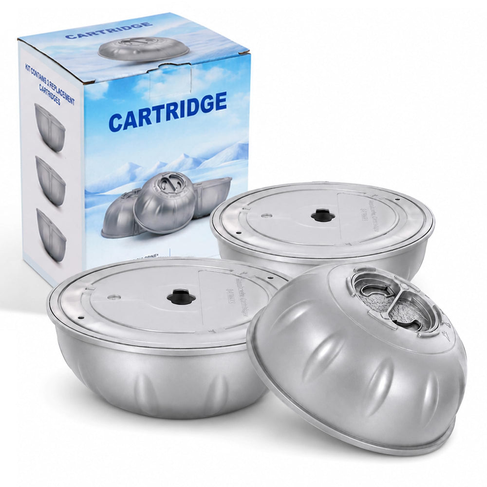 KEWINTANT empaque frontal mostrando pack de 3 cartuchos, fácil almacenamiento