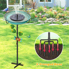 KHayRovies poste completo en vista lateral mostrando altura de 90 cm para jardines